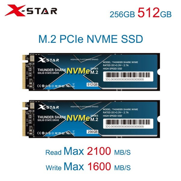 Ổ cứng gắn trong SSD XStar NVMe 256 Gb (NVMe PCIe/ Gen3x4 M2.2280) NEW 100% - Bảo Hành 36 Tháng