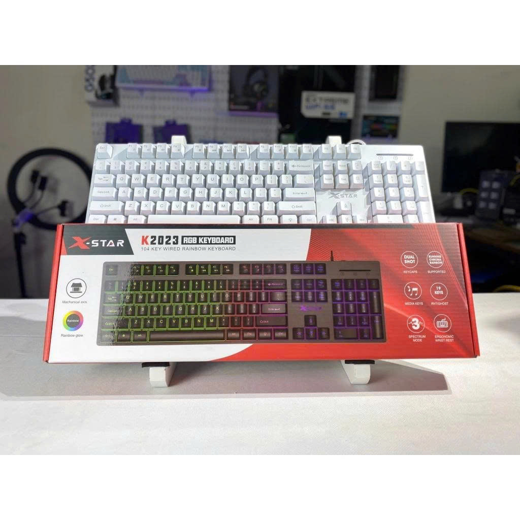 Bộ Bàn Phím Xstar K2023 Trắng